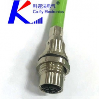 8 芯 x-code CAT6網線|工業相機線束  m12連接器