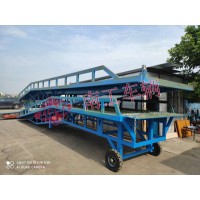 10噸重型移動式登車橋 可牽引