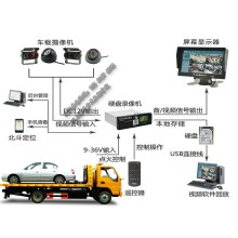 清障車監控攝像頭_道路救援車GPS定位器設備