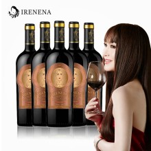 IRENENA紅酒溫碧霞自創(chuàng)品牌進(jìn)口智利葡萄酒美娜干紅750