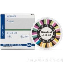 Duotest pH 5.0-8.0 兩個指標區pH測試紙 MN 90304